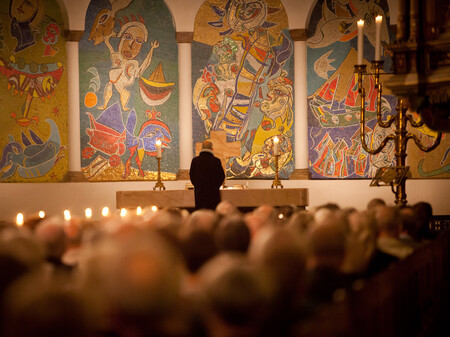 Prædiken Billede af prædiken i Ribe Domkirke