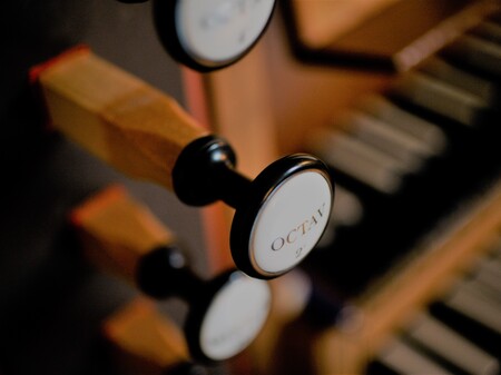 Billede af kirkeorgel Billede af orgel